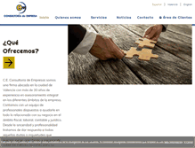 Tablet Screenshot of consultoriadeempresas.com